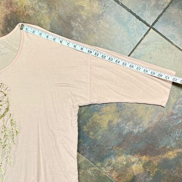 New York & Company Dream Catcher Dreamer Shirt 3/4 Sleeve XL - Picture 5 of 11